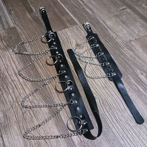 Black Belt and Choker Set, Hot Topic, S/M